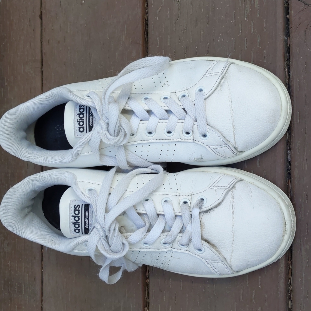 Adidas white sneakers